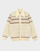Vintage 70s Tundra Wool Cardigan - L