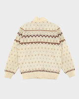Vintage 70s Tundra Wool Cardigan - L