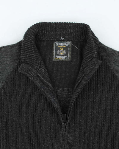 Vintage Y2k 00s Point Zero Zip-Up Jumper - L