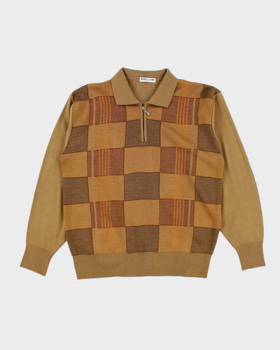 Vintage Marble Fashion Quarter-Zip - L