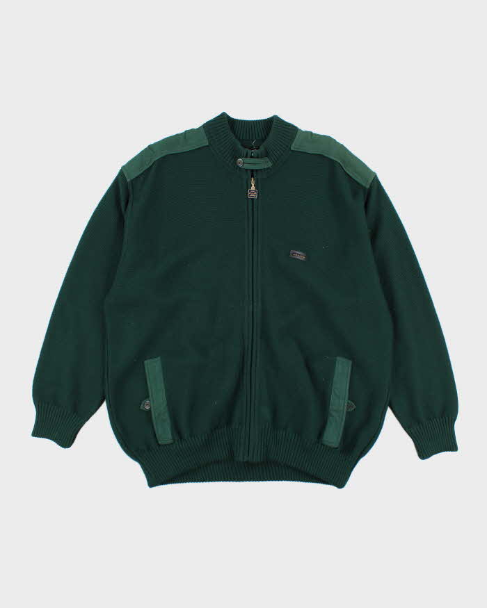 Vintage Paul & Shark Green Wool Blend Jumper - XL