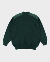 Vintage Paul &amp; Shark Green Wool Blend Jumper - XL
