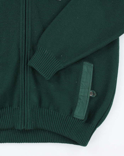 Vintage Paul & Shark Green Wool Blend Jumper - XL