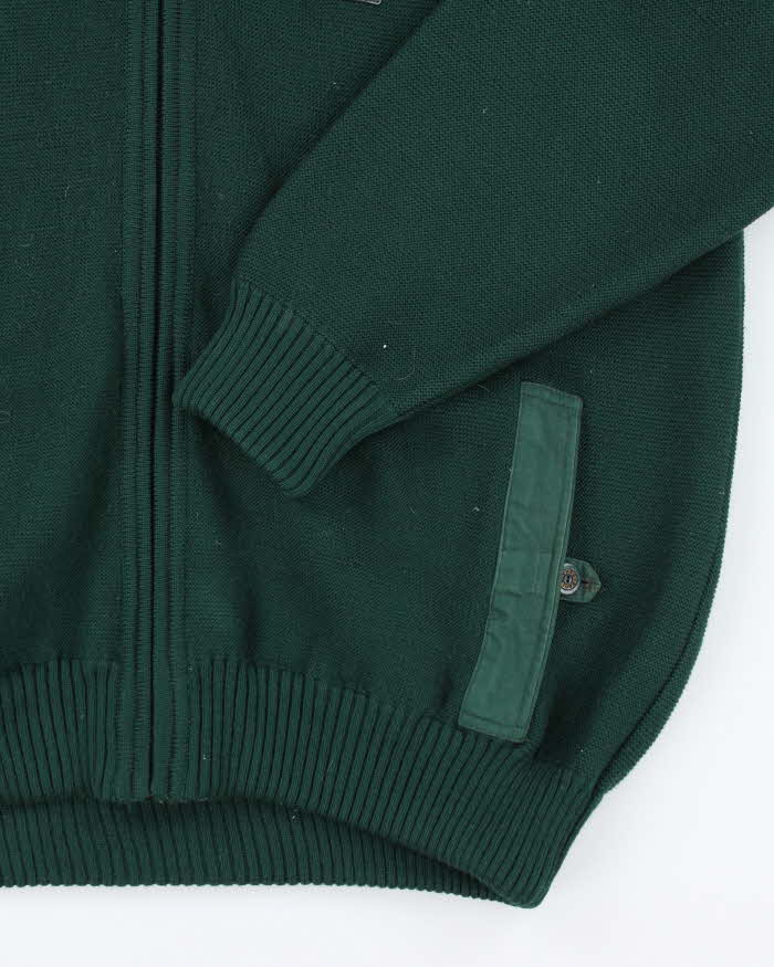 Vintage Paul & Shark Green Wool Blend Jumper - XL