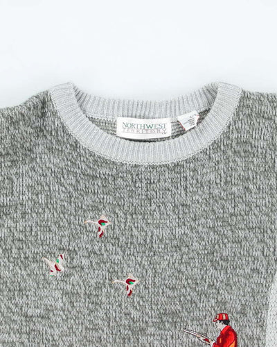 Vintage Northwest Territory Grey Jumper - L