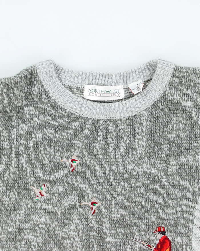 Vintage Northwest Territory Grey Jumper - L