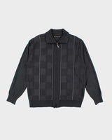 Vintage Sergio Louis Grey Zip-Up Jumper - L