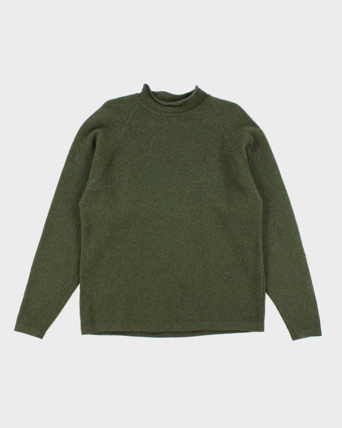 Vintage Bowen &amp; Wright Green Wool Jumper - L