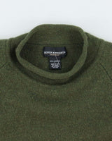 Vintage Bowen &amp; Wright Green Wool Jumper - L