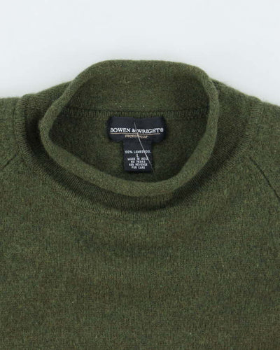 Vintage Bowen & Wright Green Wool Jumper - L