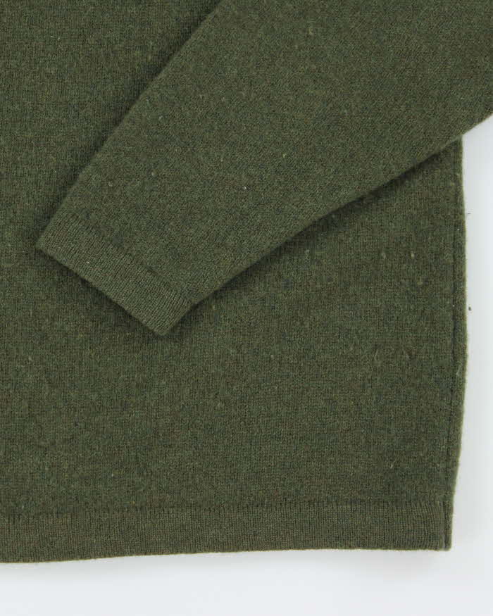 Vintage Bowen &amp; Wright Green Wool Jumper - L