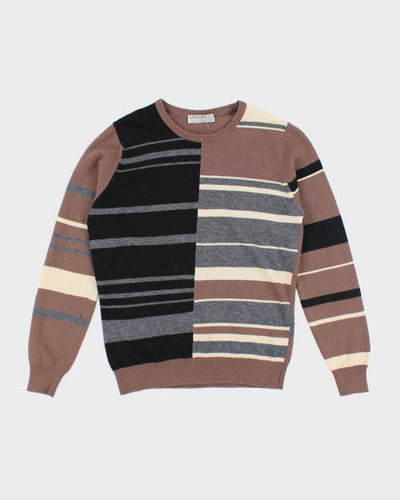 Vintage 80s Jaeger Pattern Wool Jumper - M