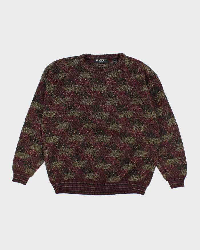 Vintage Brandini Wool Blend Chunky Knit Jumper - L