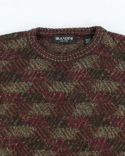 Vintage Brandini Wool Blend Chunky Knit Jumper - L