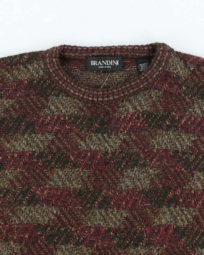 Vintage Brandini Wool Blend Chunky Knit Jumper - L