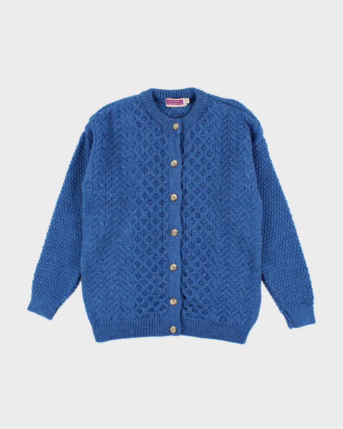 Vintage Highland Home Industries Wool Chunky Oversized Cardigan - M