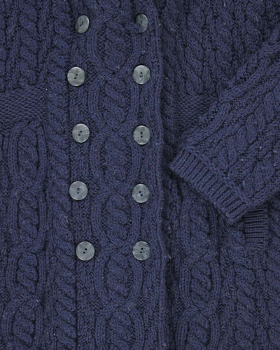 Vintage Arancrafts Merino Wool Chunky Oversized Cardigan - L