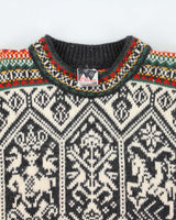 Vintage 80's Dale of Norway Pure Wool Patterned Chunky Knit Jumper - M