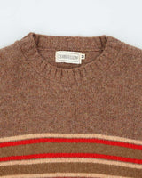 Vintage Club Fellow Striped Wool Blend Knit Jumper - M