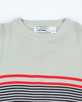 Vintage 90's Incline Sport Striped Long-sleeve Knit Jumper - L