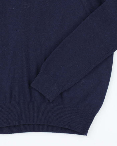 Vintage 2000's Ralph Lauren Merino Wool V-Neck Knit Jumper - M