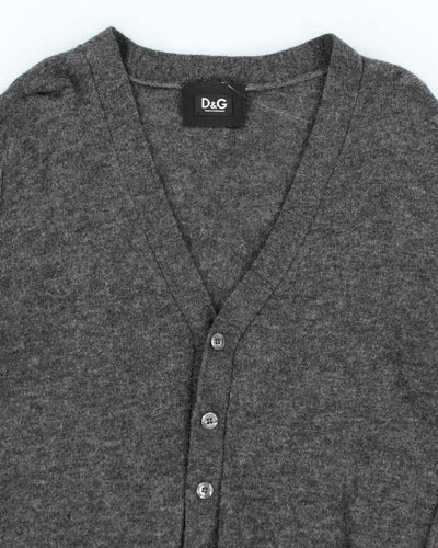 Vintage Y2K Dolce & Gabbana Fine Wool Button Up Cardigan - M