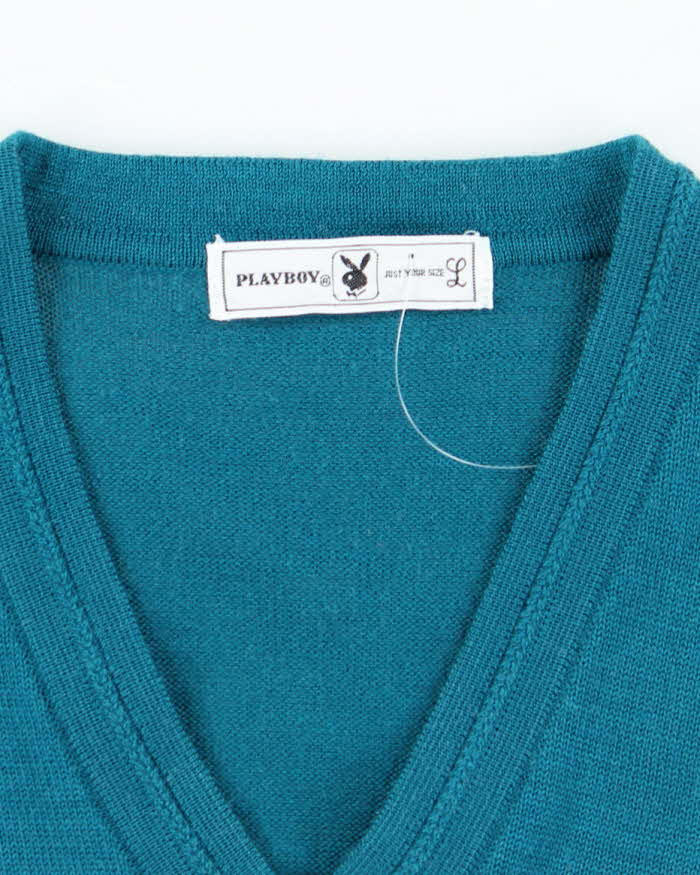 Vintage Y2k 00s Playboy Tank Knit - L