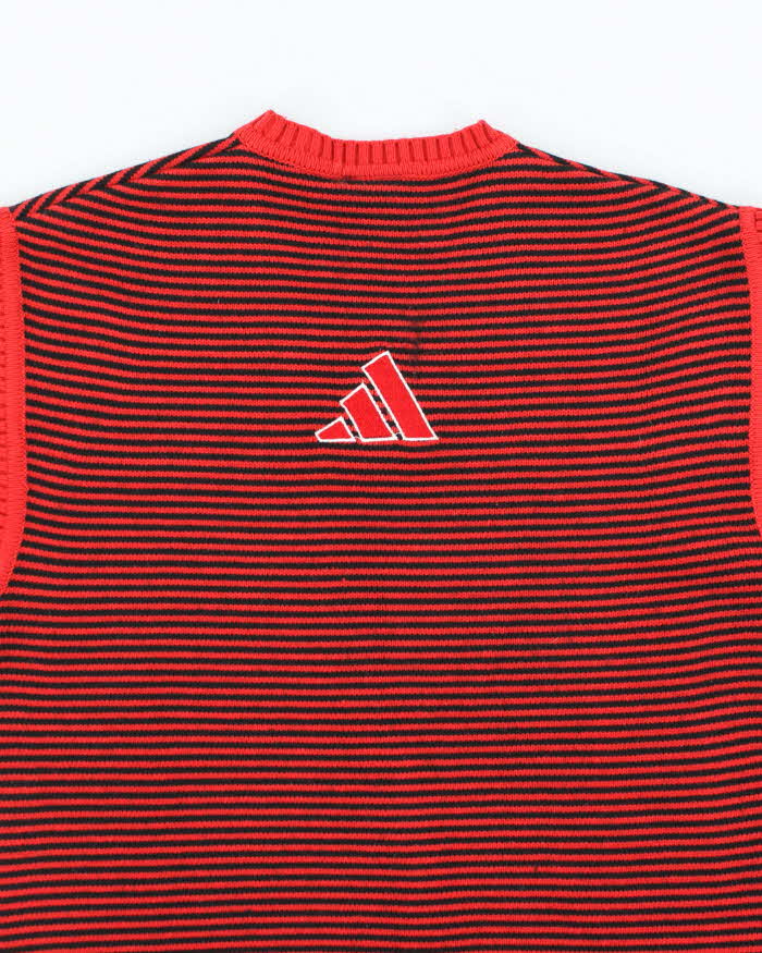 Vintage Y2k 00s Adidas Tank Knit - M