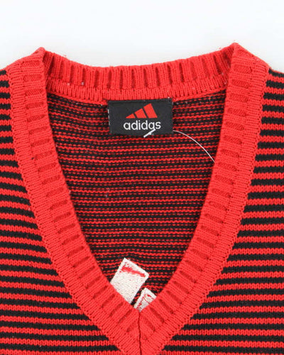 Vintage Y2k 00s Adidas Tank Knit - M