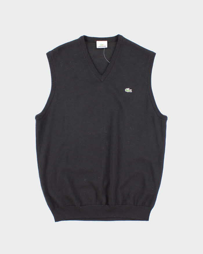 Vintage 2000's Lacoste Small Logo Tank Knit Jumper - M