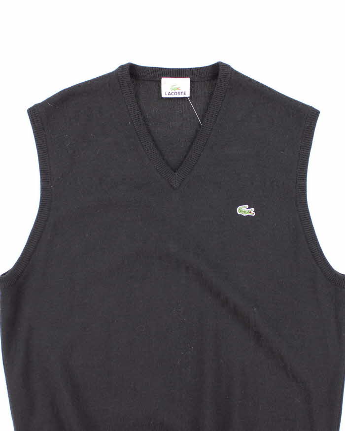 Vintage 2000's Lacoste Small Logo Tank Knit Jumper - M