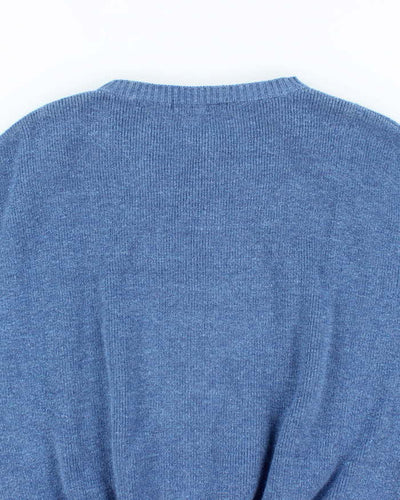 Vintage 80's Christian Dior Sports Two Tone Tank Knit Sweater - L