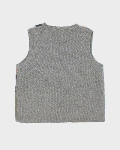 Vintage Ralph Lauren Wool Button Up Tank Knit - M