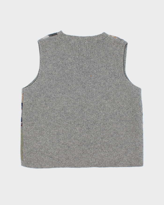 Vintage Ralph Lauren Wool Button Up Tank Knit - M