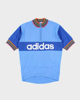 Vintage Adidas Quarter-Zip Knit Jumper - M