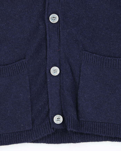 Vintage Retreat Wool Button-Up Tank Knit - M