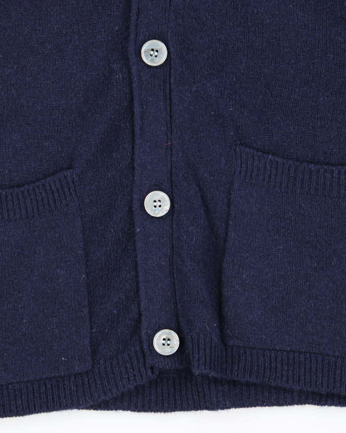 Vintage Retreat Wool Button-Up Tank Knit - M
