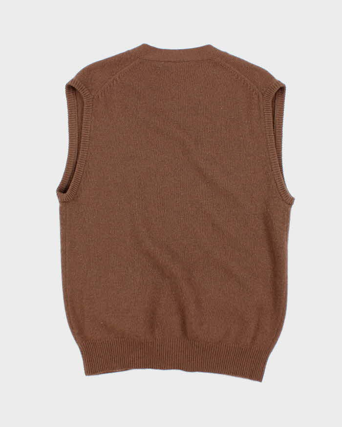 Vintage Holwin Cashmere Button-Up Tank Knit - L