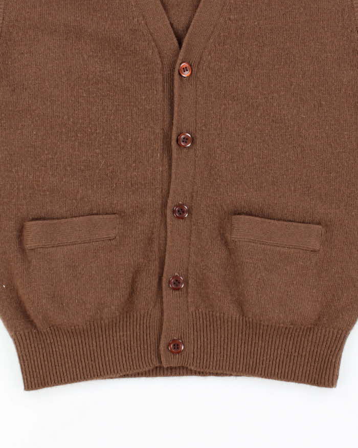 Vintage Holwin Cashmere Button-Up Tank Knit - L