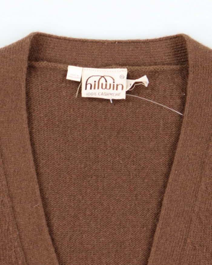 Vintage Holwin Cashmere Button-Up Tank Knit - L