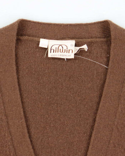 Vintage Holwin Cashmere Button-Up Tank Knit - L