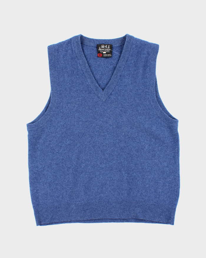 Vintage Snow Lotus Cashmere Tank Knit - M