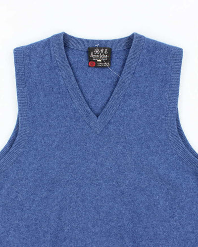 Vintage Snow Lotus Cashmere Tank Knit - M