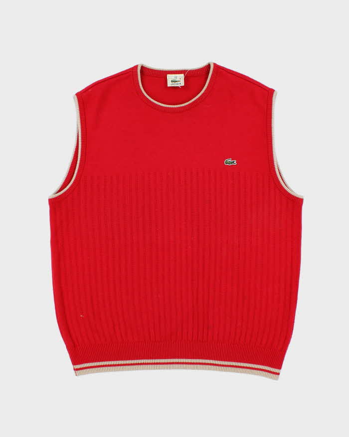 Vintage 90s Lacoste Tank Knit - S