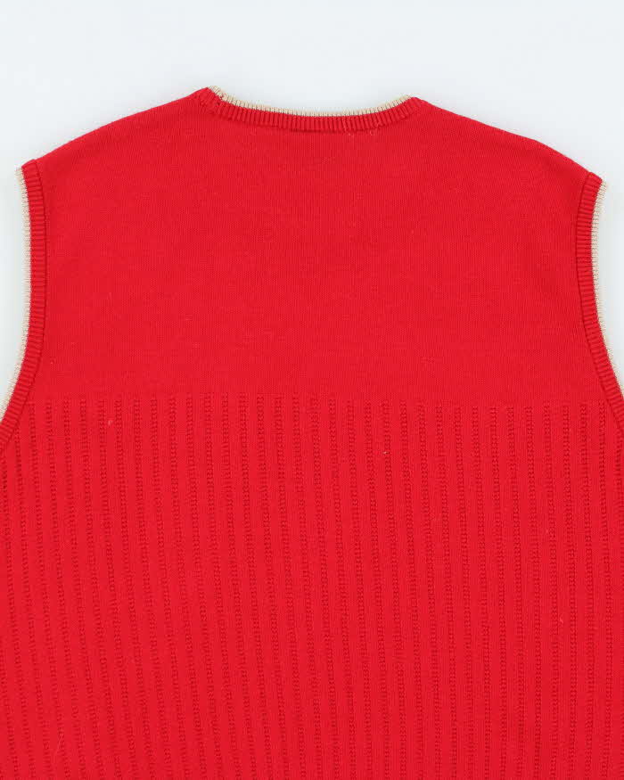Vintage 90s Lacoste Tank Knit - S
