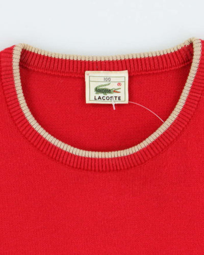 Vintage 90s Lacoste Tank Knit - S