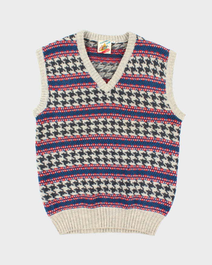Vintage 80s Aitch Wool Tank Knit - M