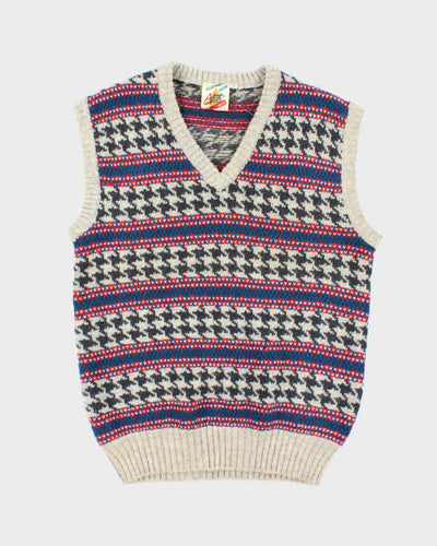 Vintage 80s Aitch Wool Tank Knit - M