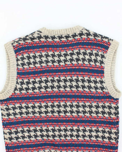 Vintage 80s Aitch Wool Tank Knit - M
