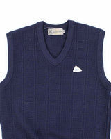 Vintage Monte Carlo Pure Wool Navy Vest - M
